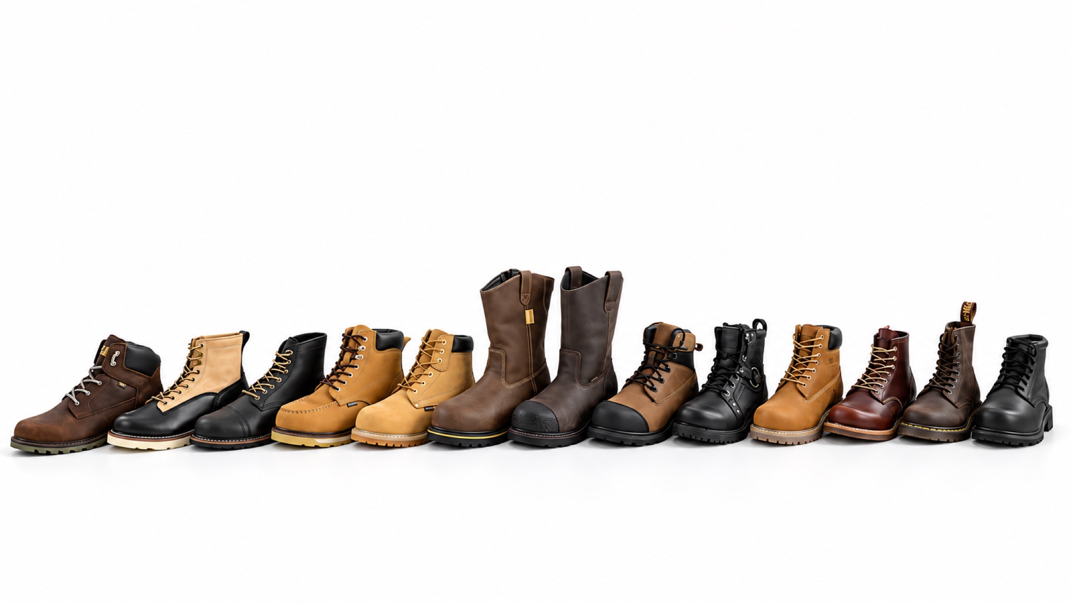 Wide collection of work boots and safety footwear manufactured by Zhiyunlai